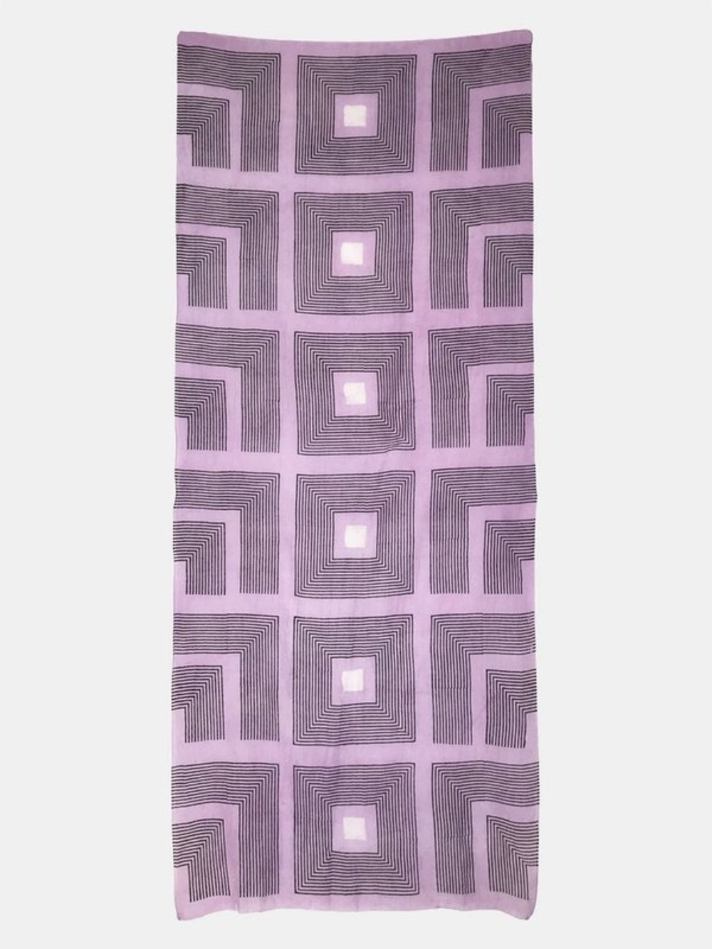 EUC Block Shop Textiles Scarf Taos Lilac Purple